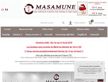 Tablet Screenshot of masamune-store.com